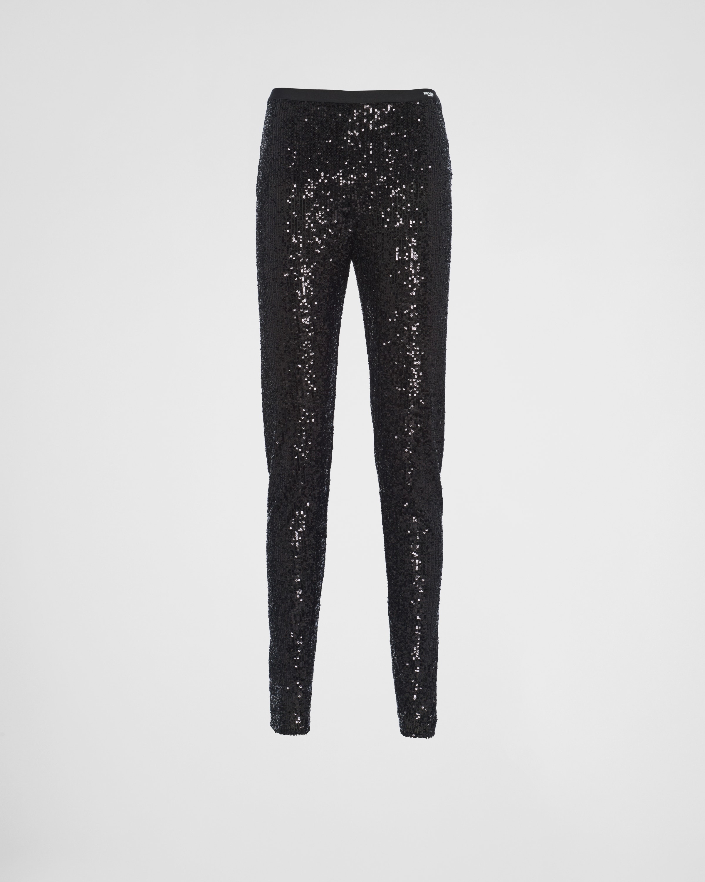 Sequined stretch pants - 1