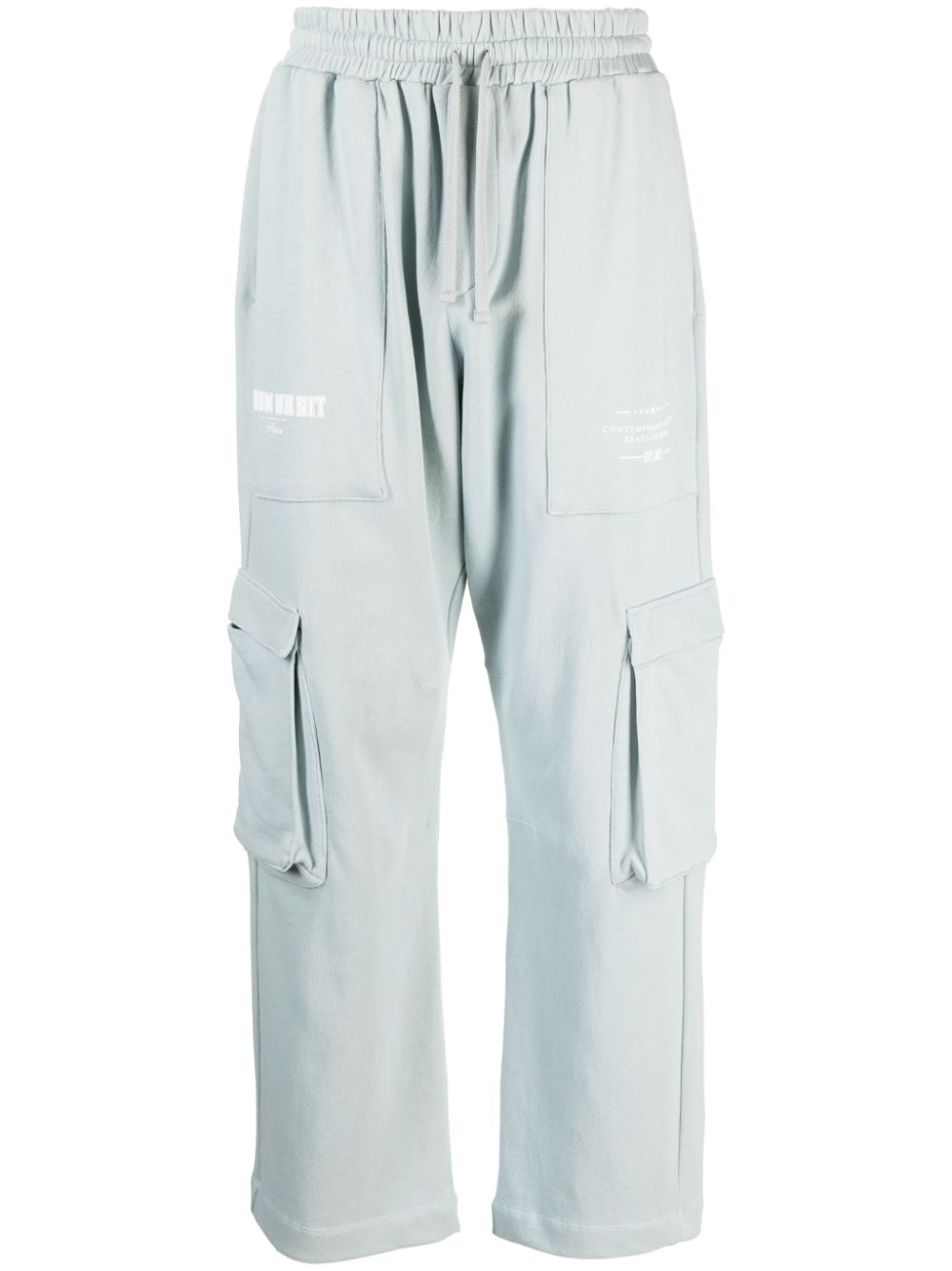 Mission logo-print cargo track pants - 1