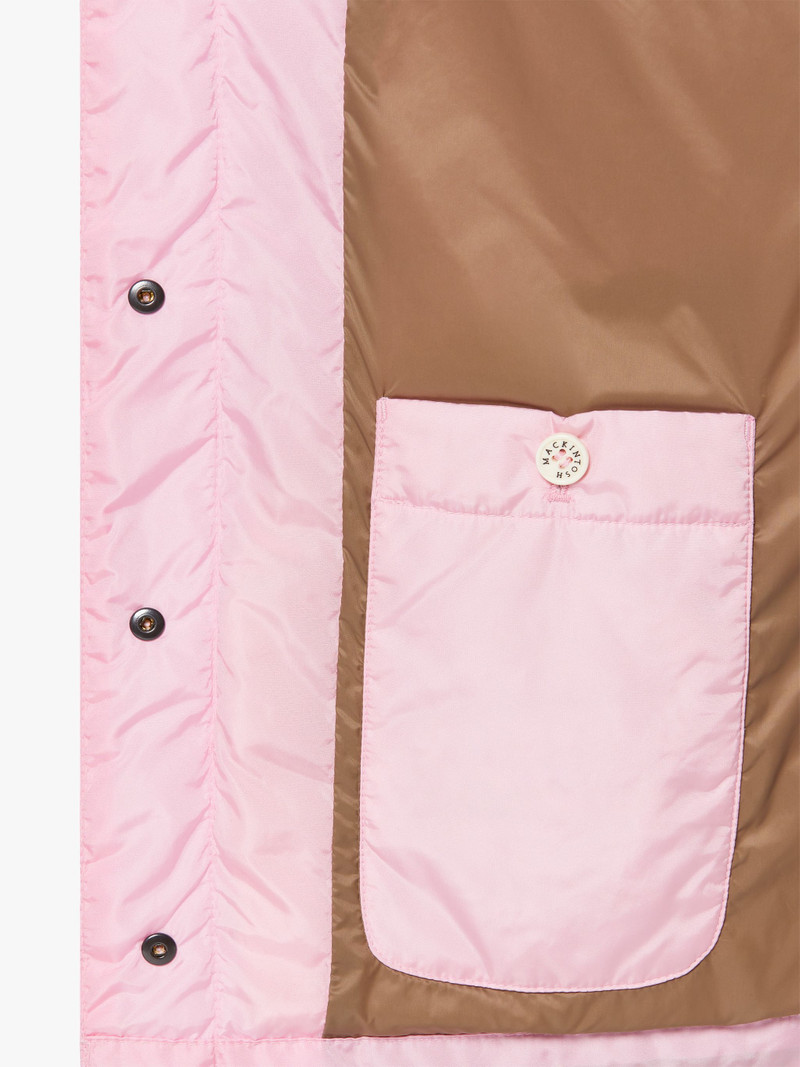 ANNABEL PINK NYLON QUILTED LINER VEST | LQV-005 6