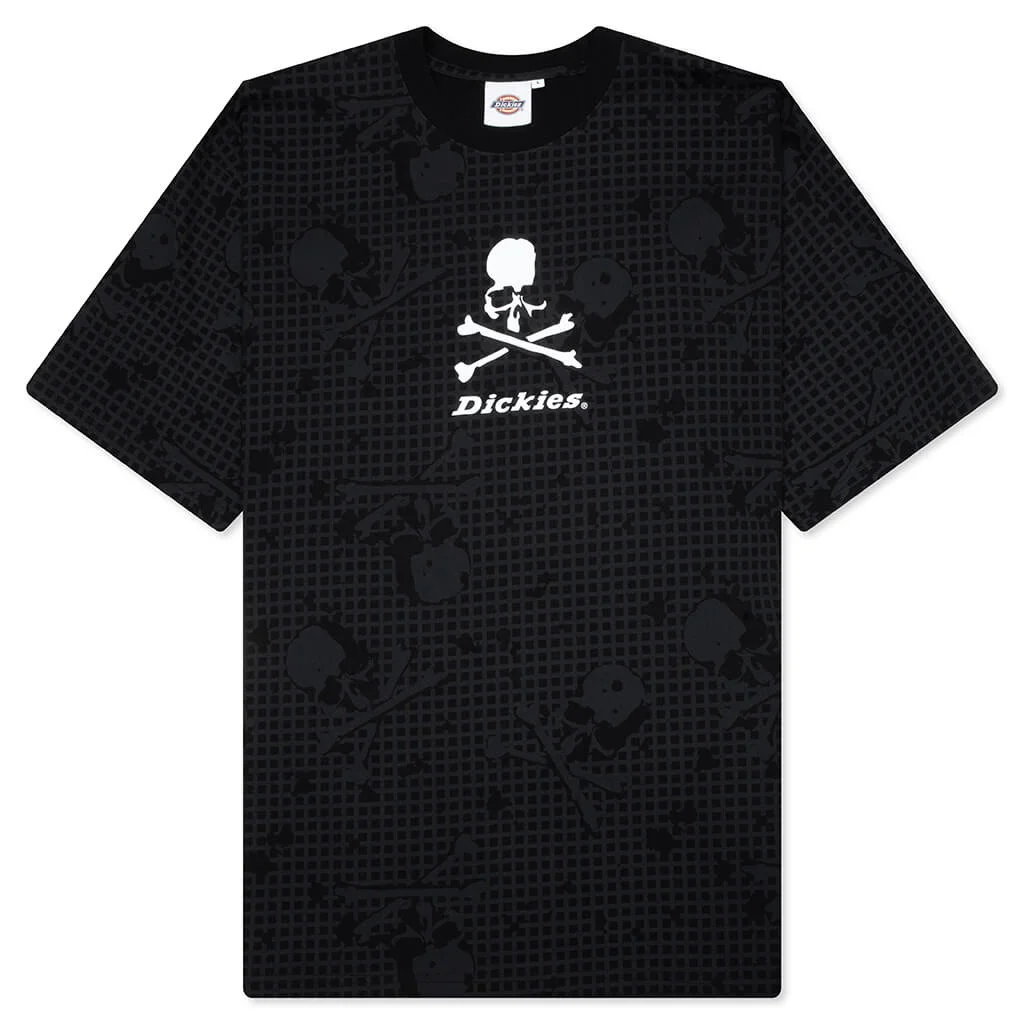 DICKIES X MASTERMIND JAPAN NIGHT CAMO S/S TEE - BLACK - 1
