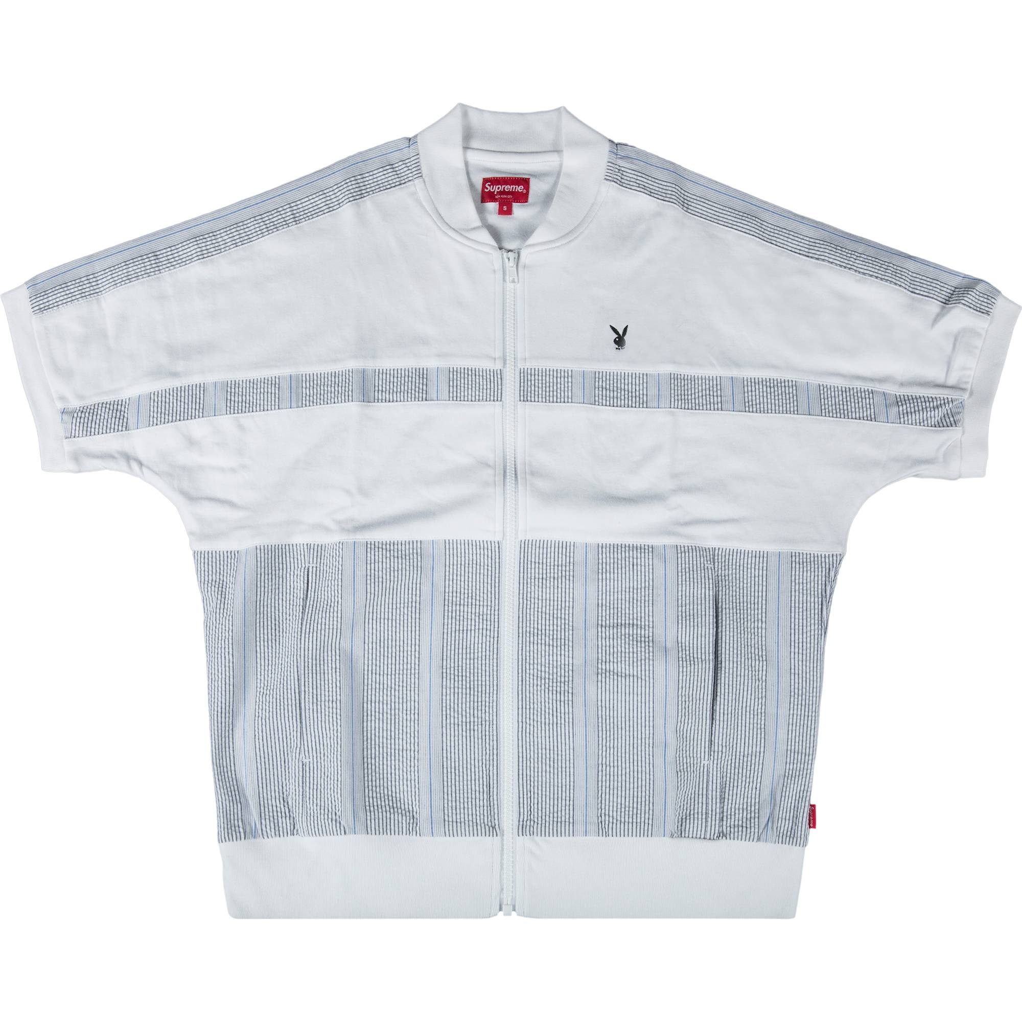 Supreme x Playboy Leisure Zip Up Top 'White' - 1