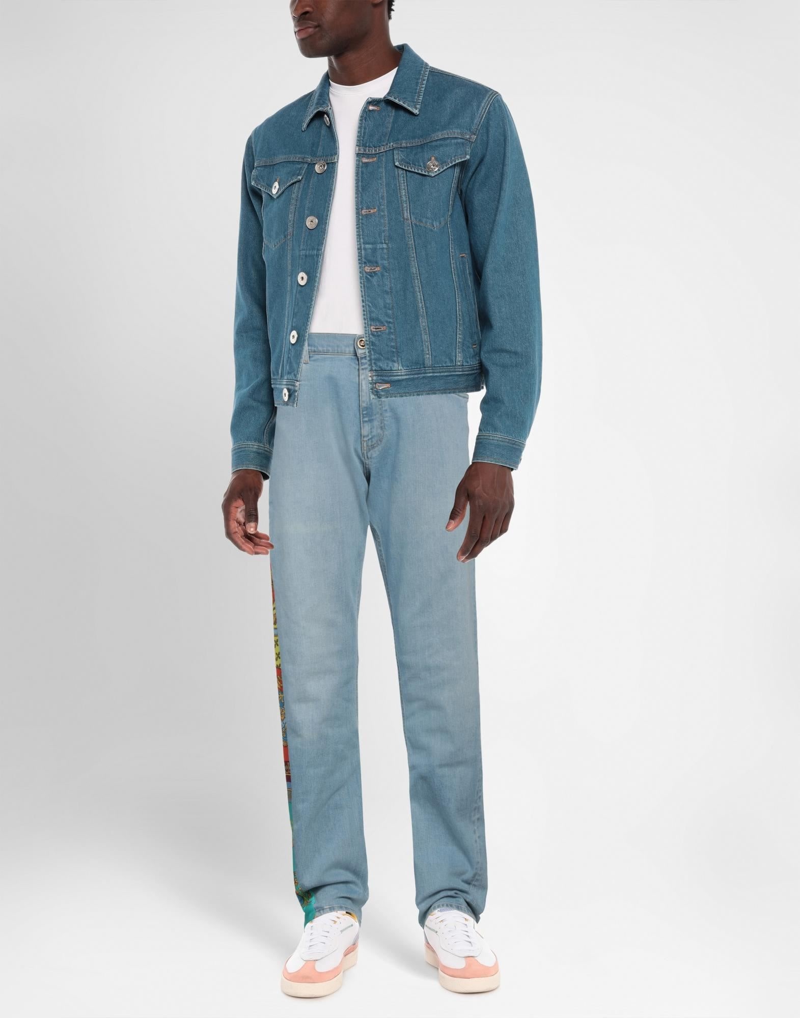 Blue Men's Denim Pants - 2