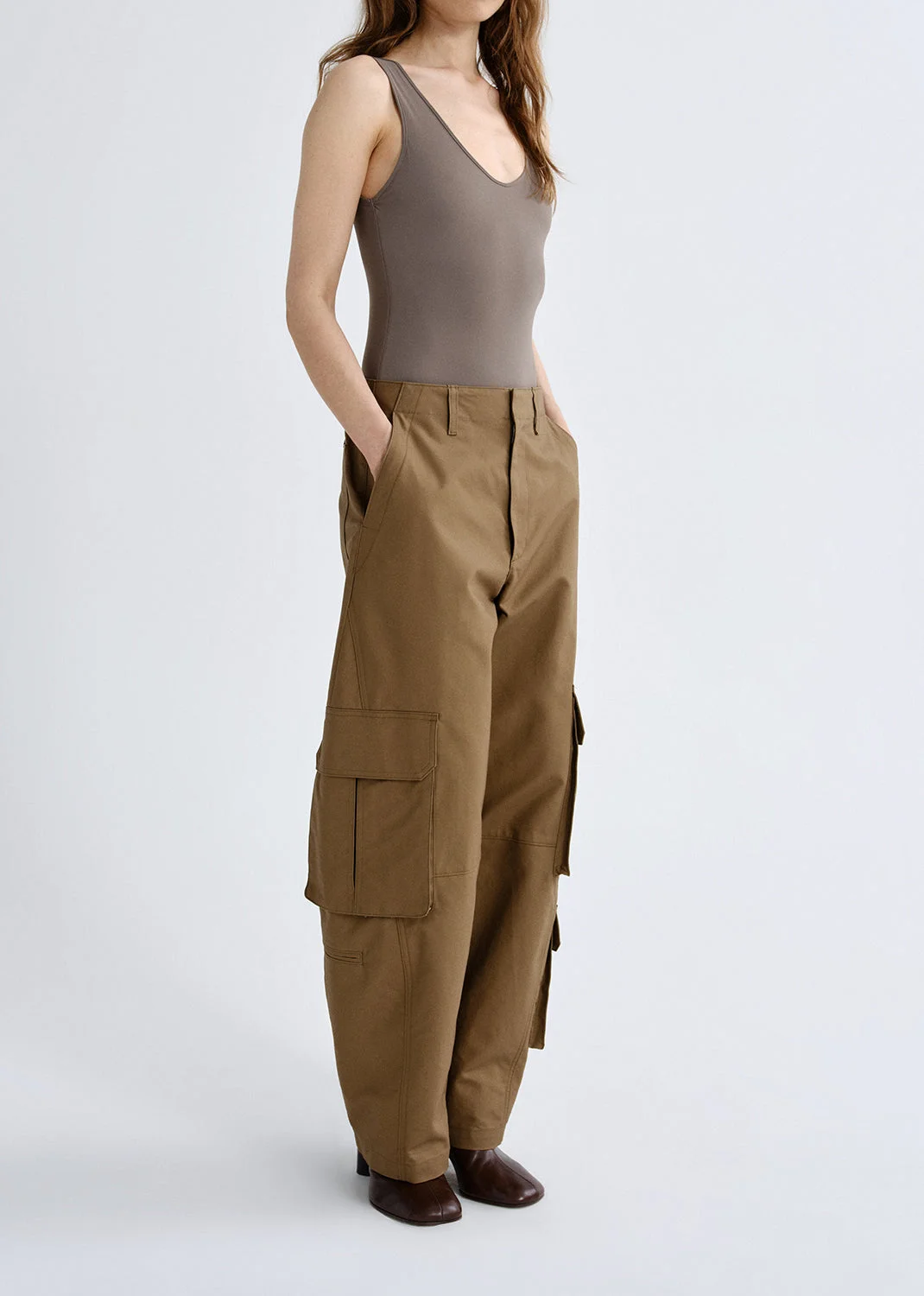 TORA BODYSUIT IN MINK - 1