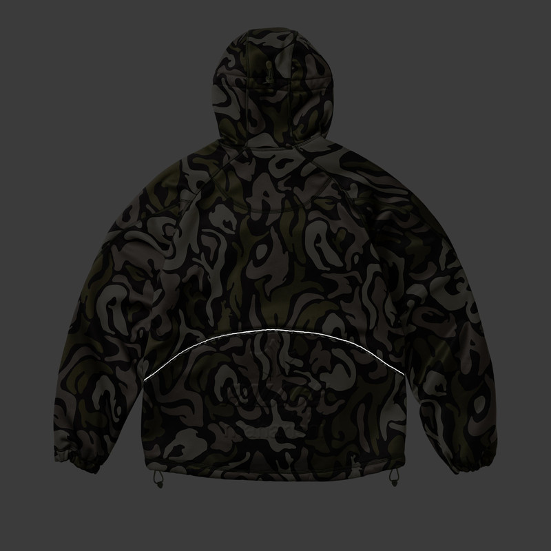 PALACE MAHARISHI NINJA SOFT SHELL JACKET DPM KOR OM 6
