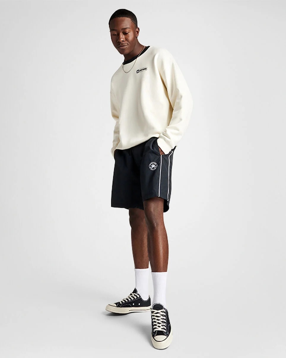 Loose-Fit Ringer Crew Neck - 2