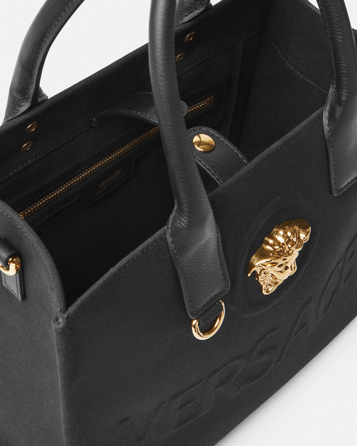 La Medusa Canvas Small Tote Bag - 4