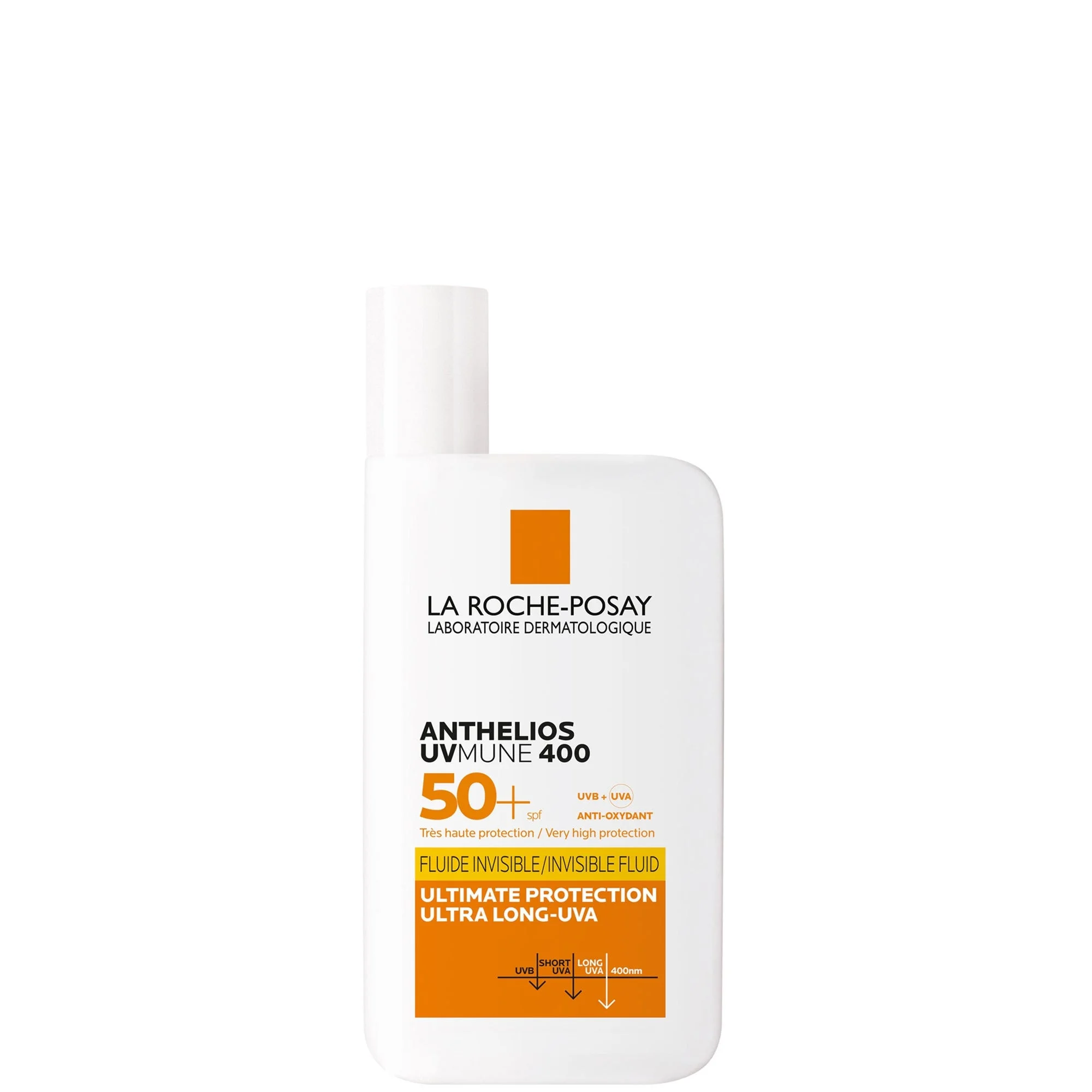 La Roche-Posay Anthelios UVMune 400 Invisible Fluid Non-Perfumed Suncream SPF50+ 50ml - 1