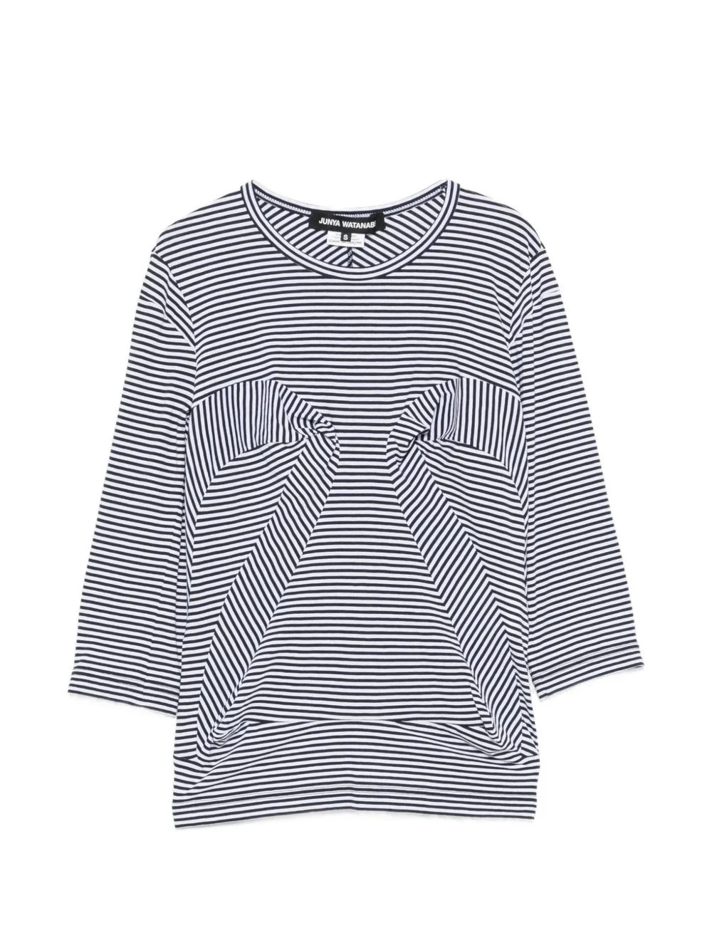 Cotton Striped Jersey Top - 1