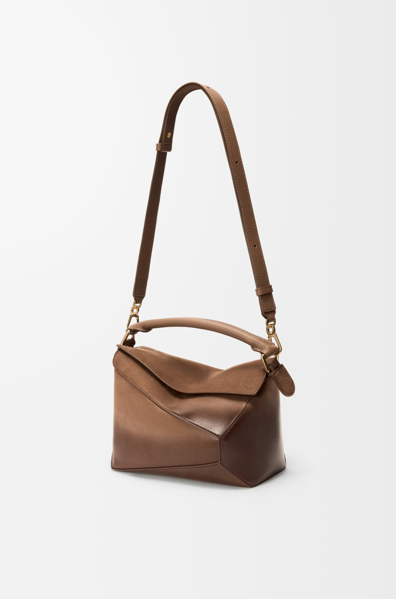 Small Puzzle Edge bag in gradient patent nubuck 7