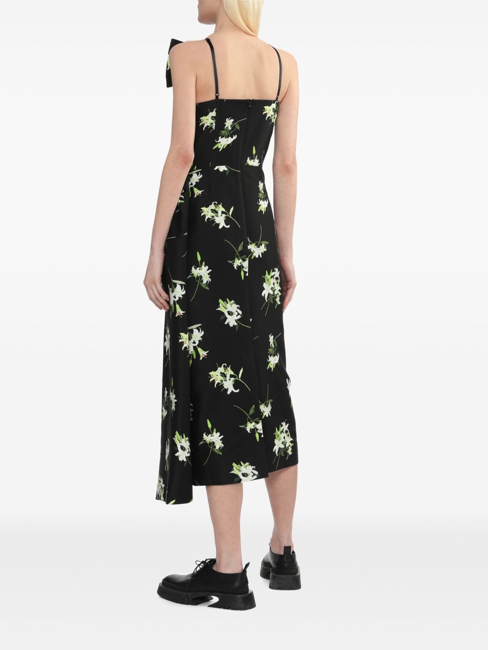 bow detailing dress - 4
