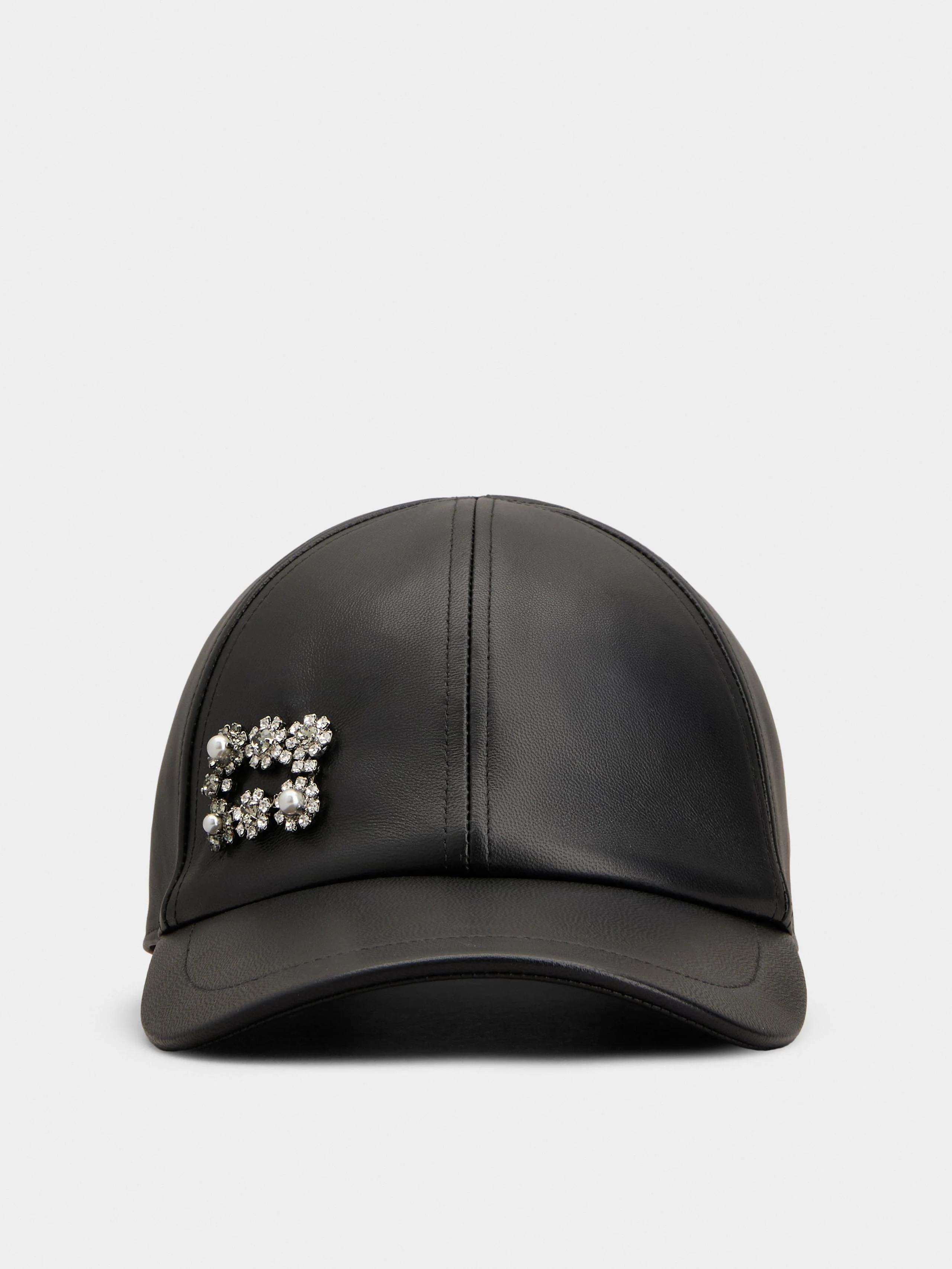 Efflorescence Baseball Cap in leather - 1