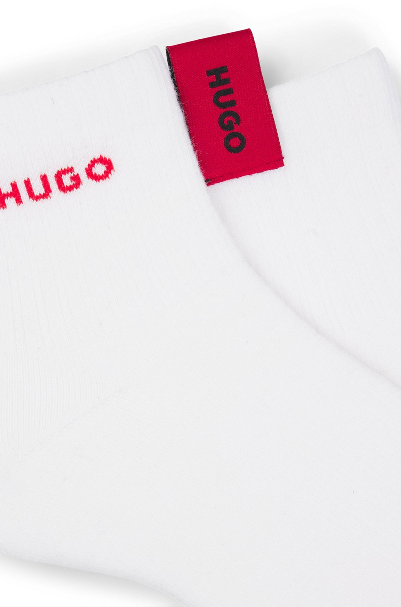 HUGO TWO-PACK OF QUARTER-LENGTH SOCKS WITH LOGO DETAILS outlook