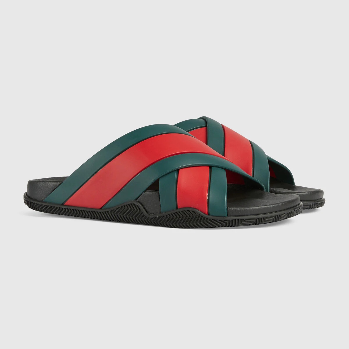 サンダル・ミュール GUCCI Web Slide Sandal Gucci Web Slide Sandals | Saks Fifth Avenue