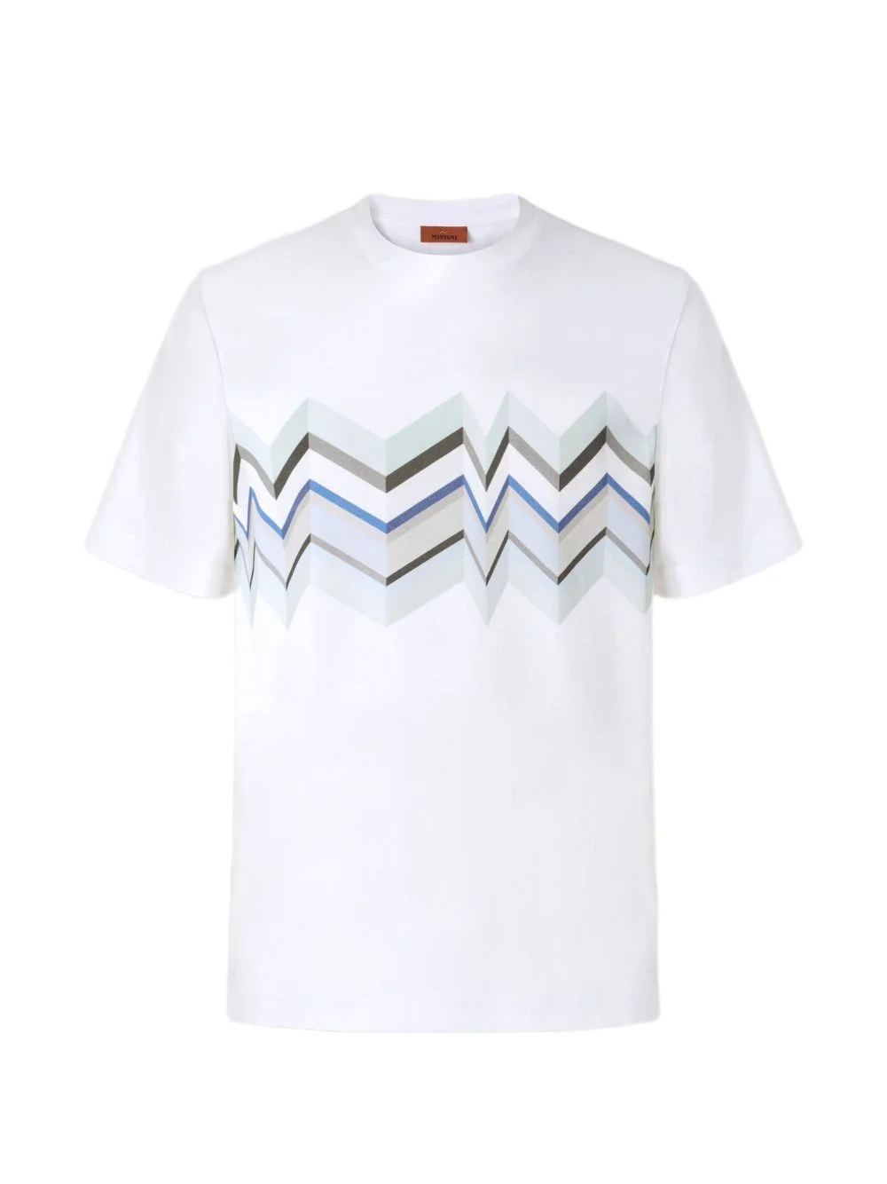 zigzag pattern T-shirt - 1