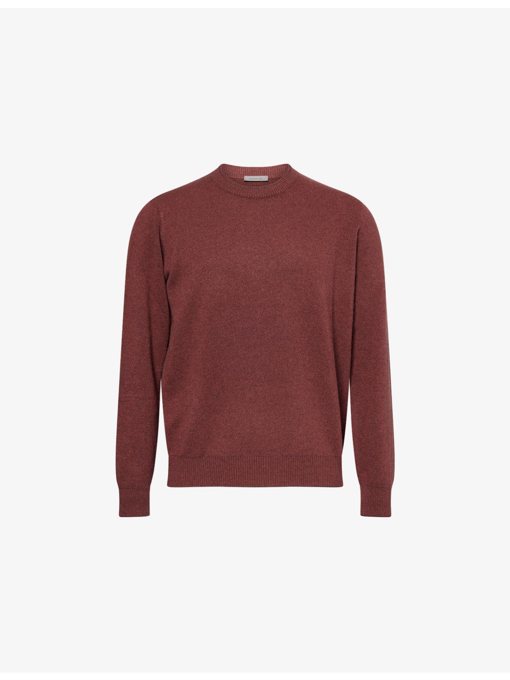 Crewneck Knitted Cashmere Jumper - 1