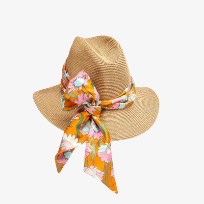 FENDI Beige straw hat outlook