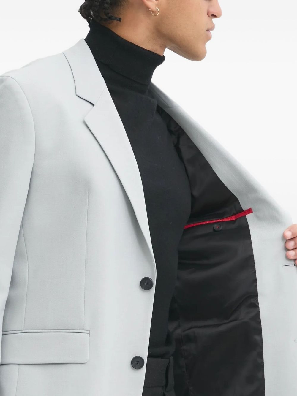 two-button single-breasted blazer - 5