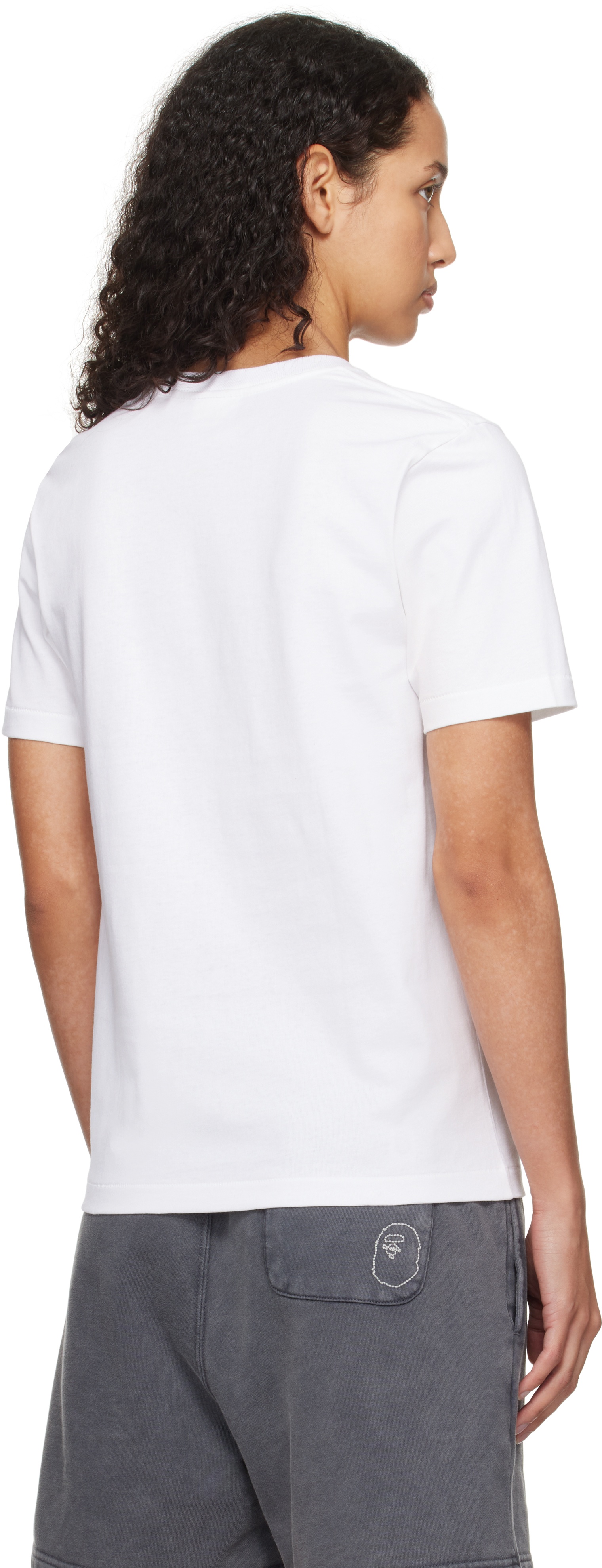 White ABC Camo College T-shirt - 3