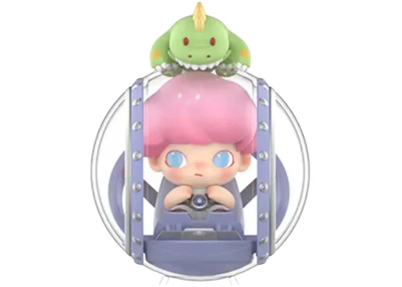 Pop Mart DIMOO Jurassic World Series Spherical Tour Bus Figure - 1