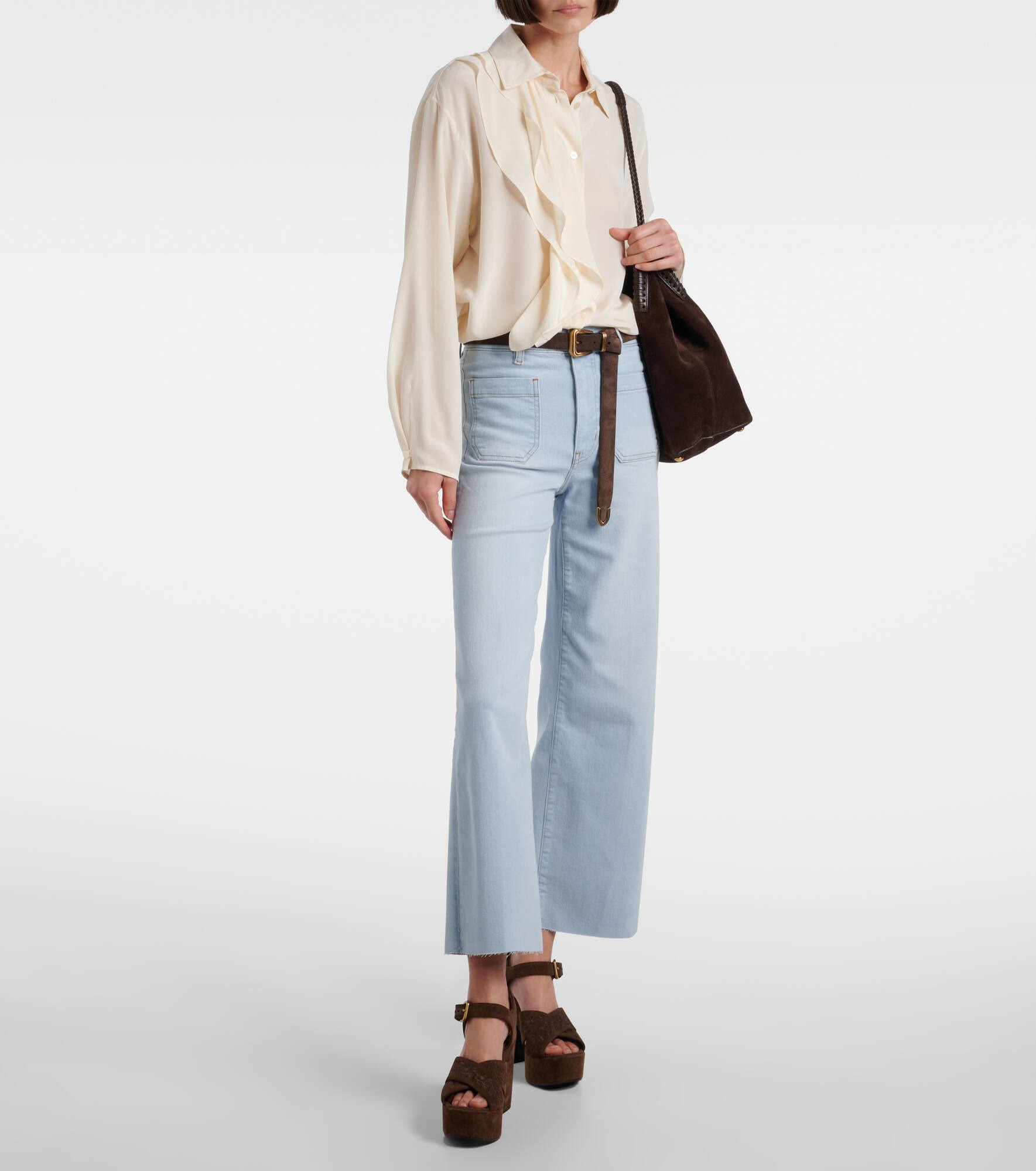 Anchor high-rise wide-leg jeans - 2