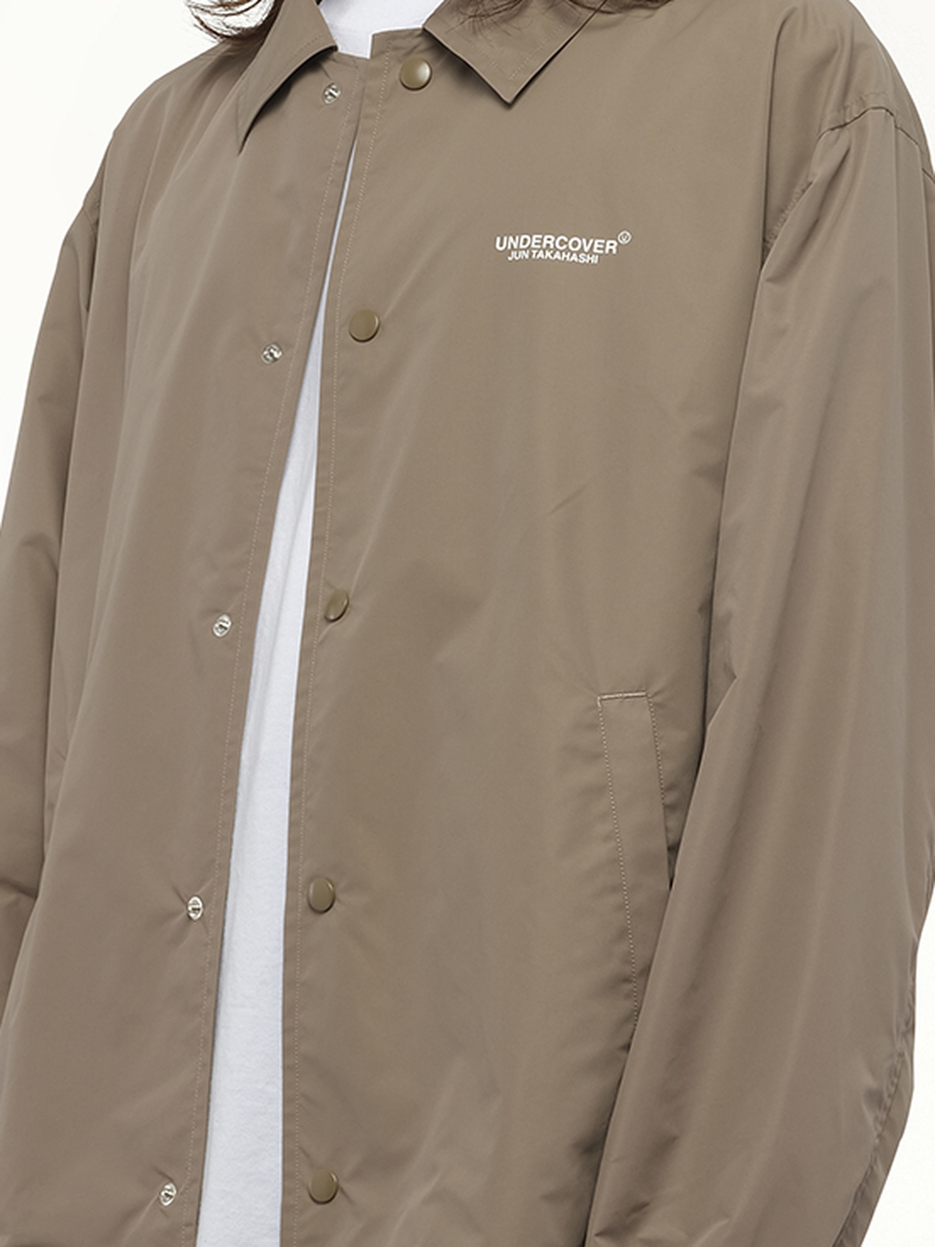 Undercover Coach Jacket in Beige - 3