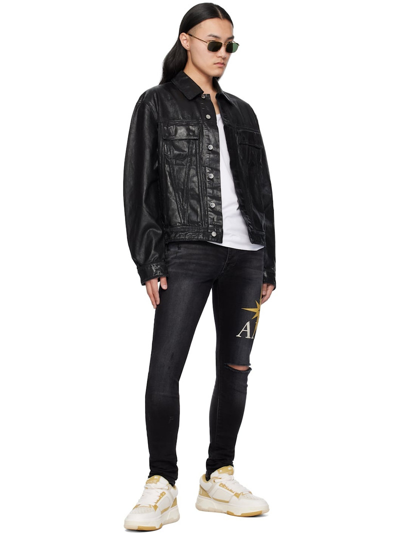 AMIRI White & Orange MA-1 Sneakers outlook