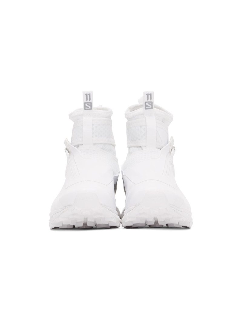 11 by Boris Bidjan Saberi White Salomon Edition Bamba 3 High Sneakers outlook