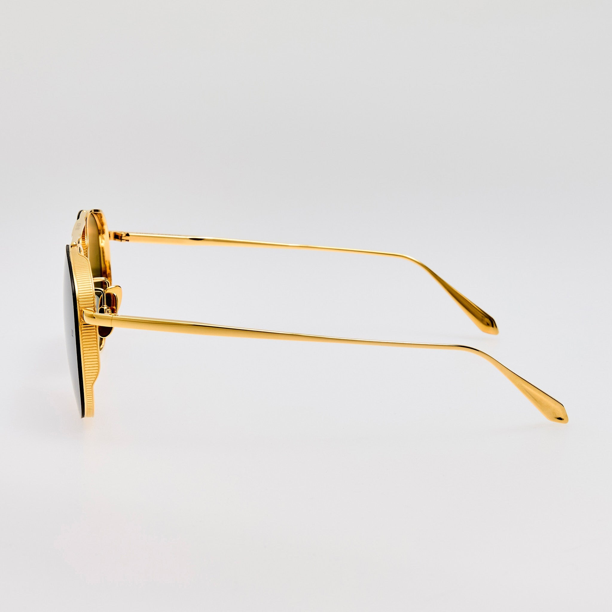 Meret Sunglasses in Green and Gold - 4