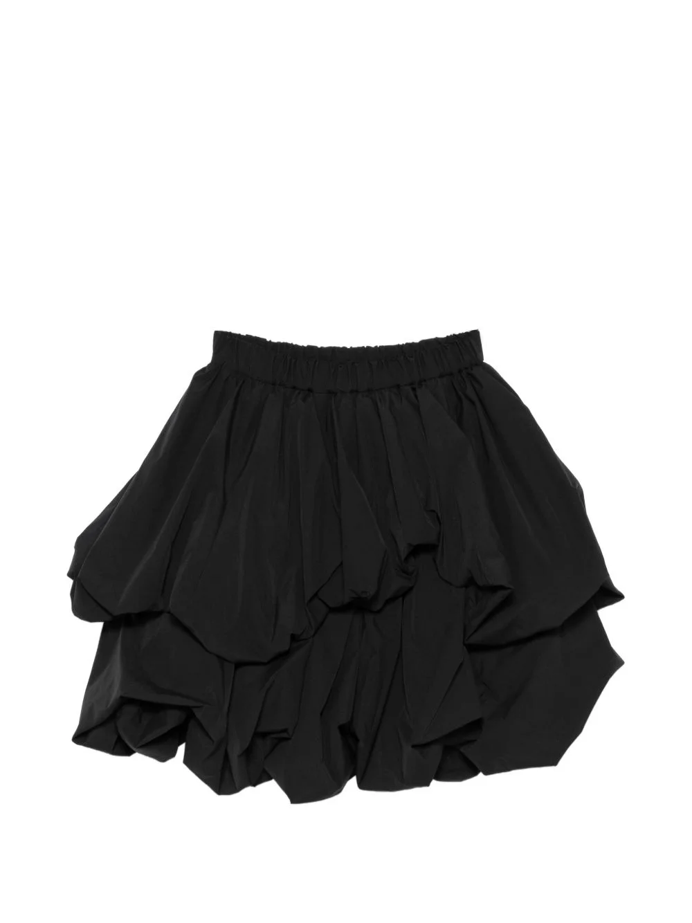 layered bubble mini skirt - 1