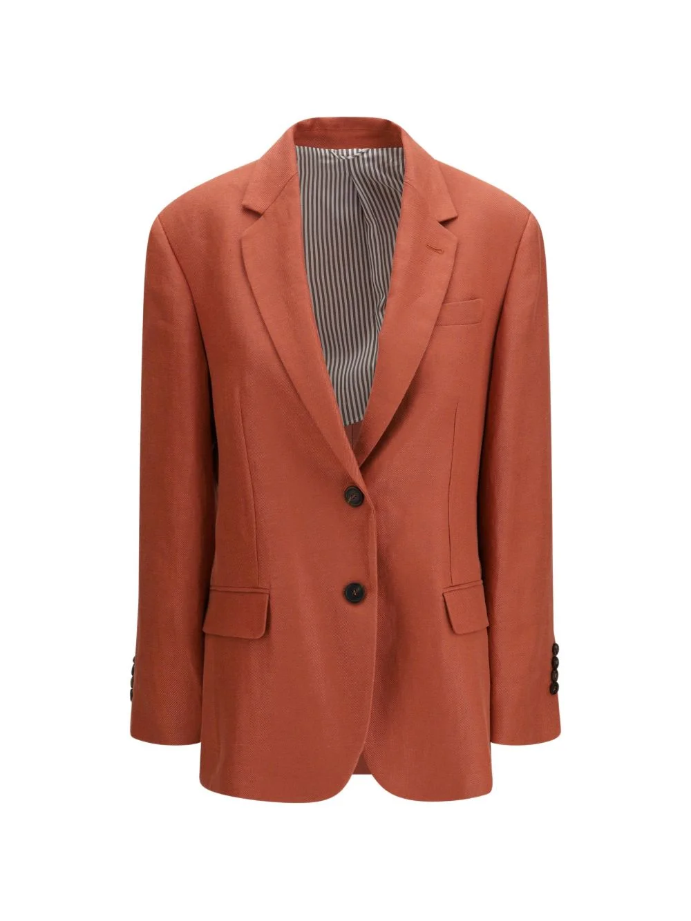 button linen jacket - 1