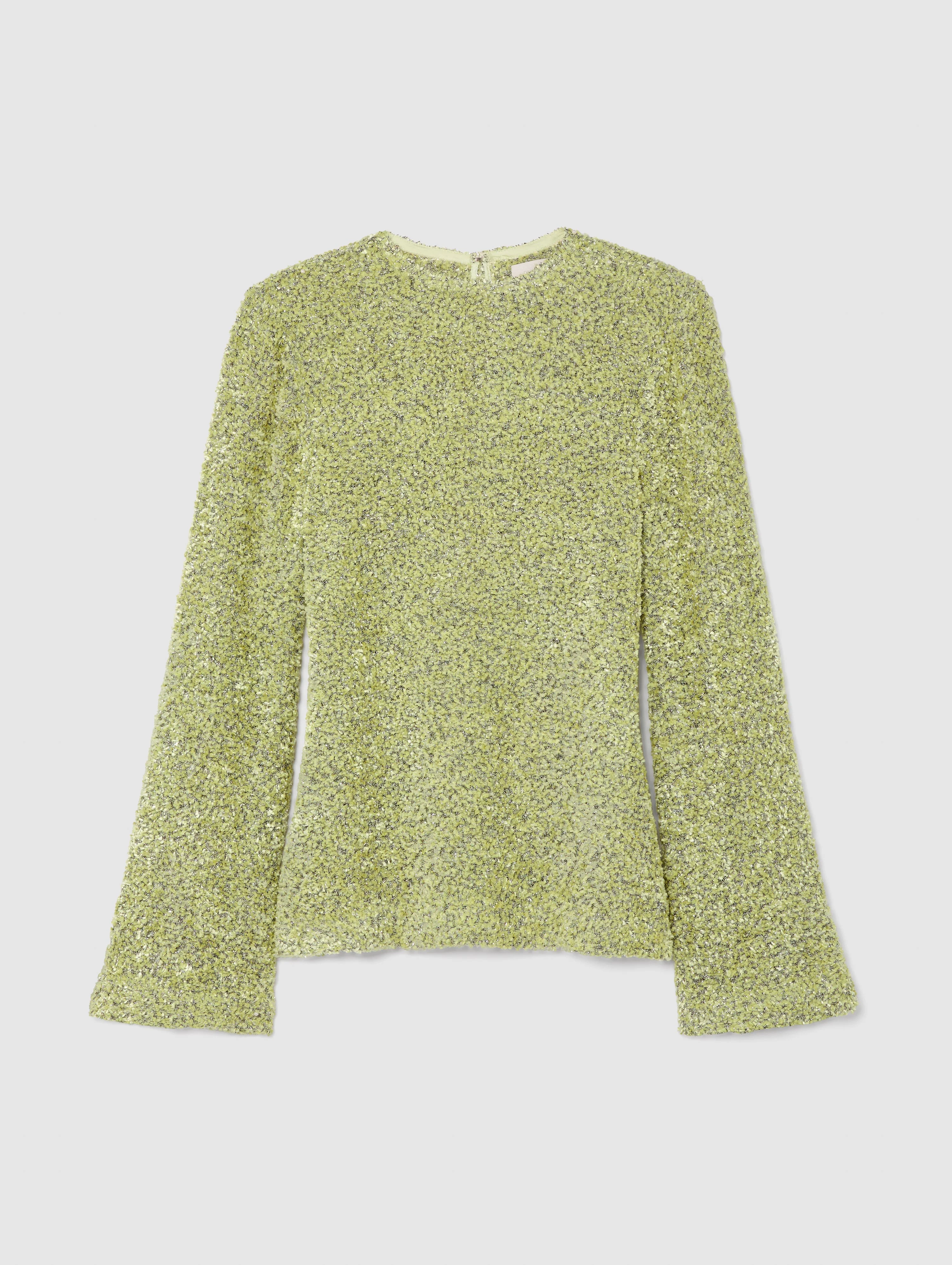 ELORA TOP IN CHENILLE TWEED - 1