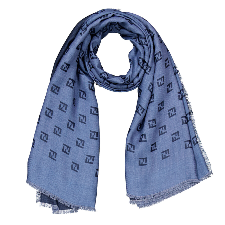 Fendi Square Monogram-Print Scarf - 4