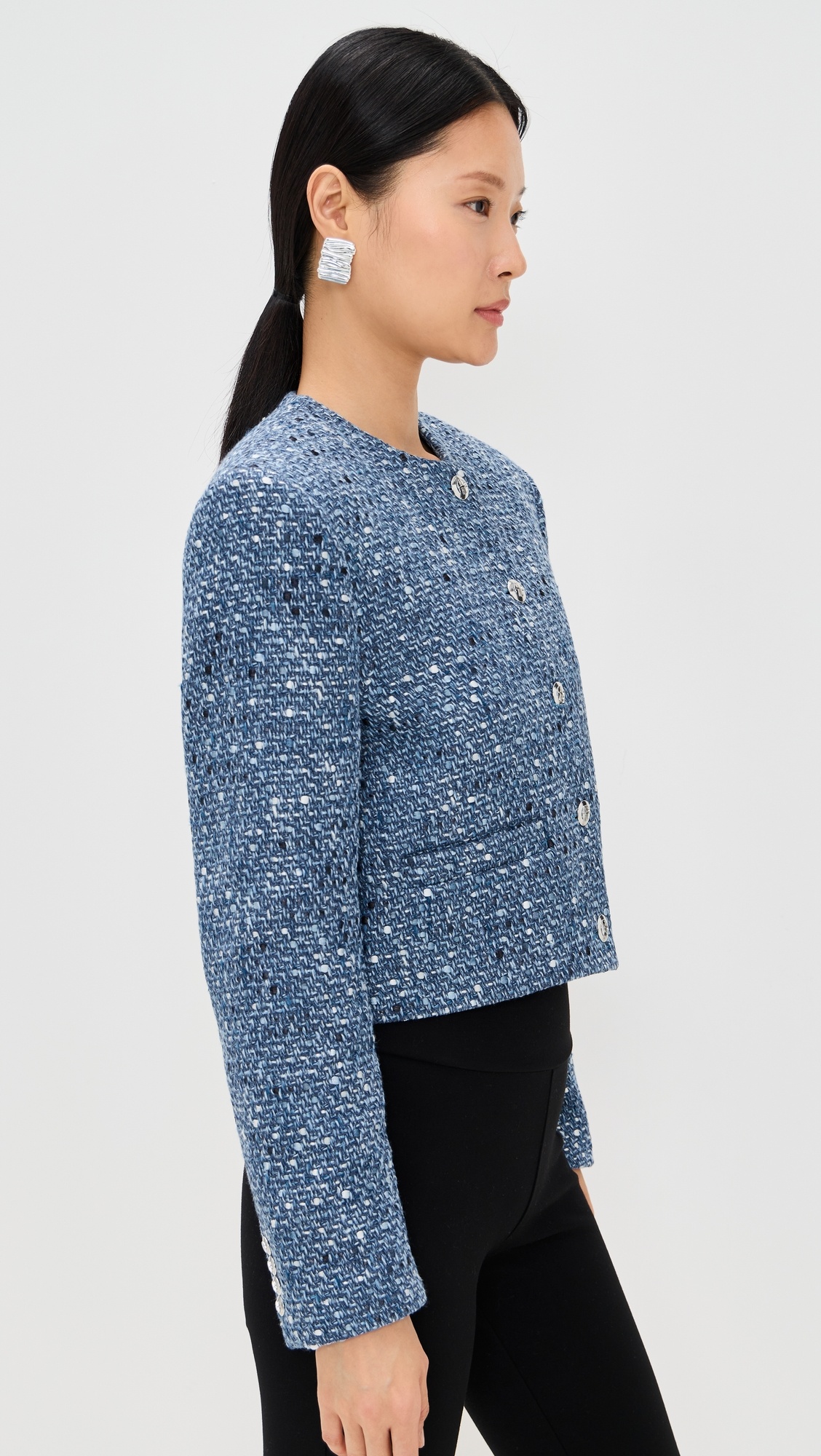 Blue Tweed Amber Jacket - 3