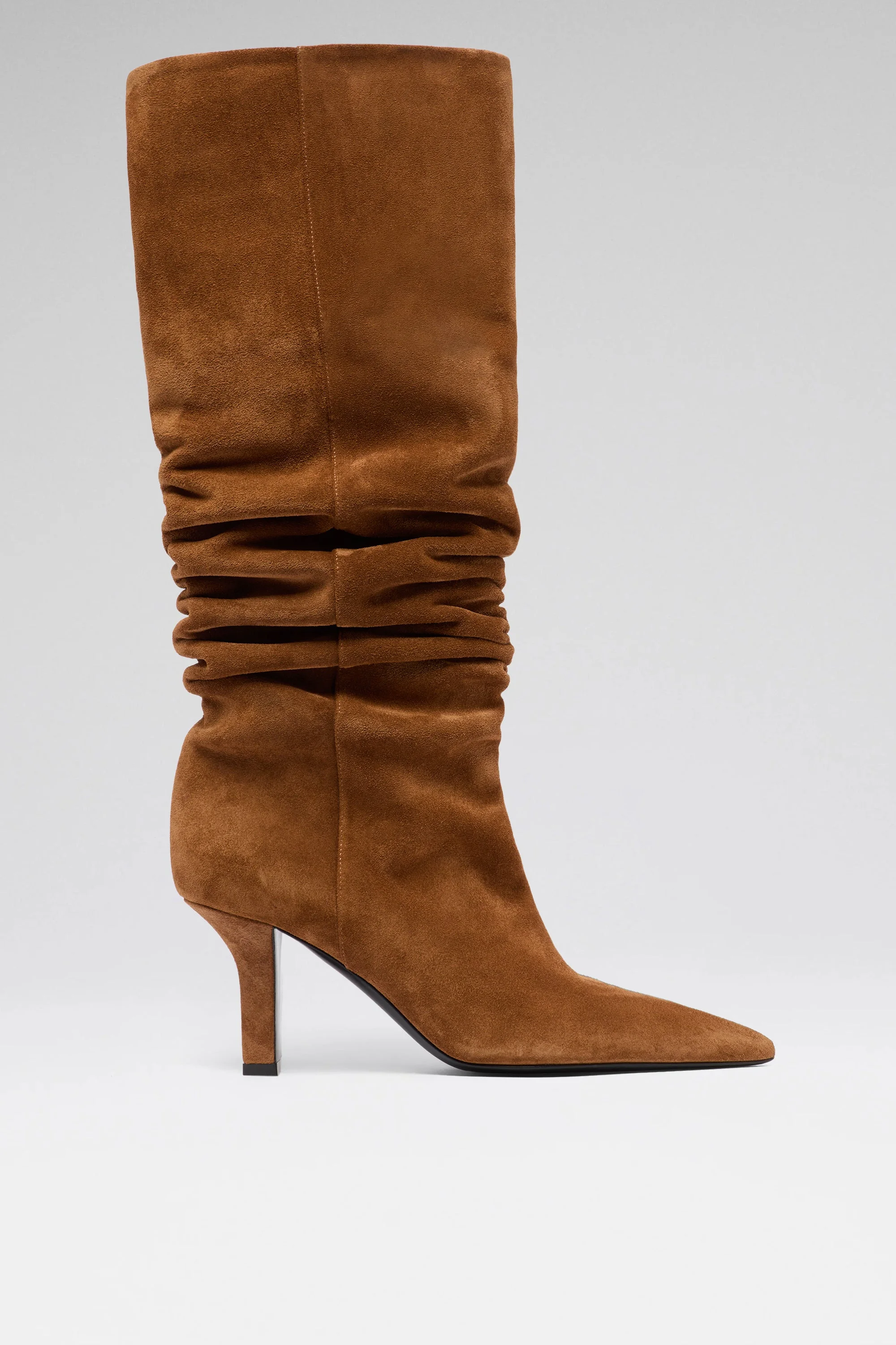 CHRISTINE SLOUCH BOOT 80 COGNAC CROSTA - 1