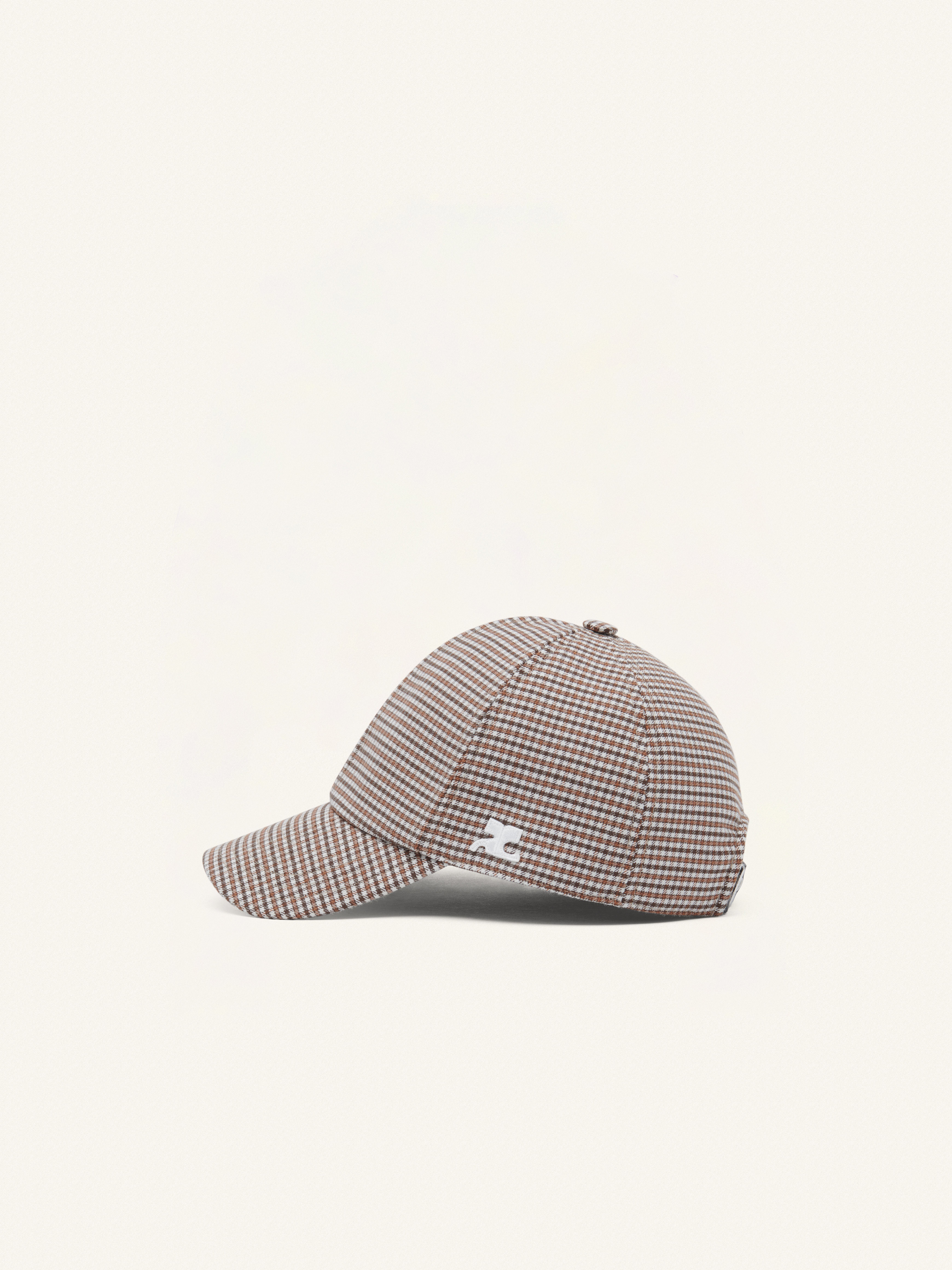 GOGO CHECKED WOOL CAP - 2