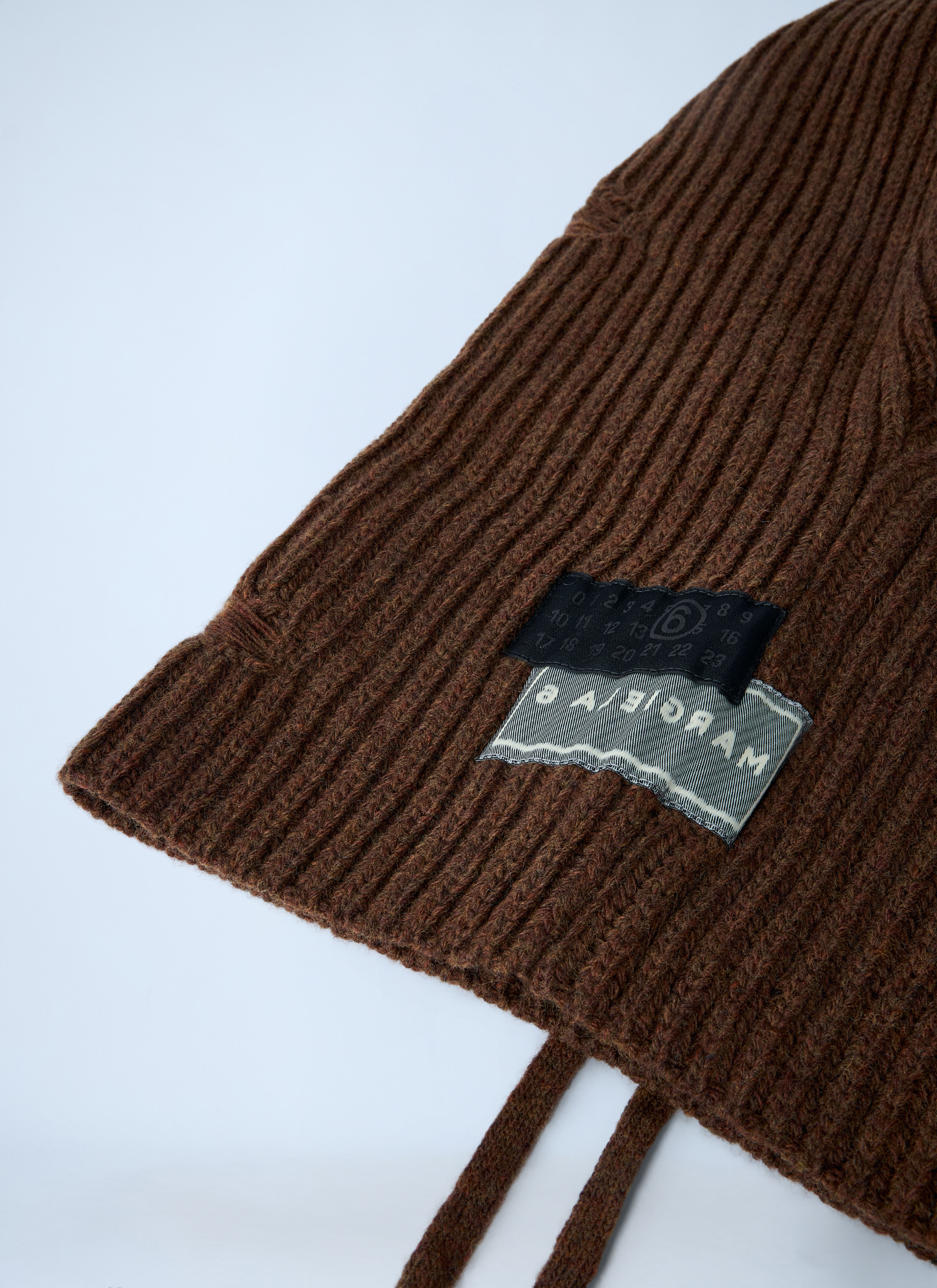 Logo Motif Knitted Balaclava - 2