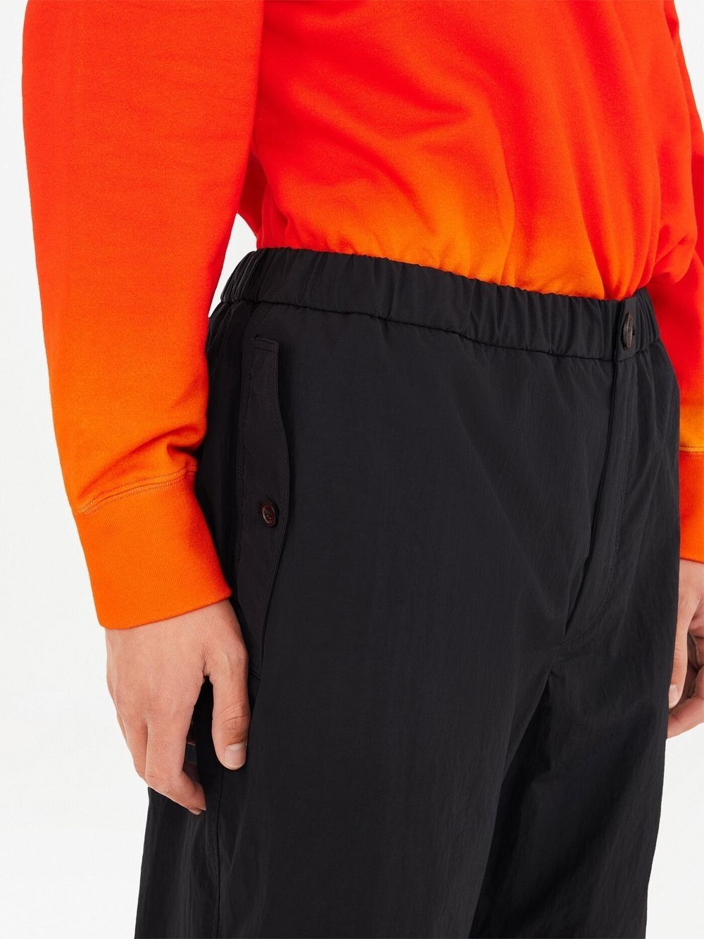 logo-plaque straight-leg trousers - 5