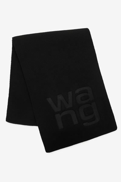Alexander Wang Logo scarf in compact deboss outlook