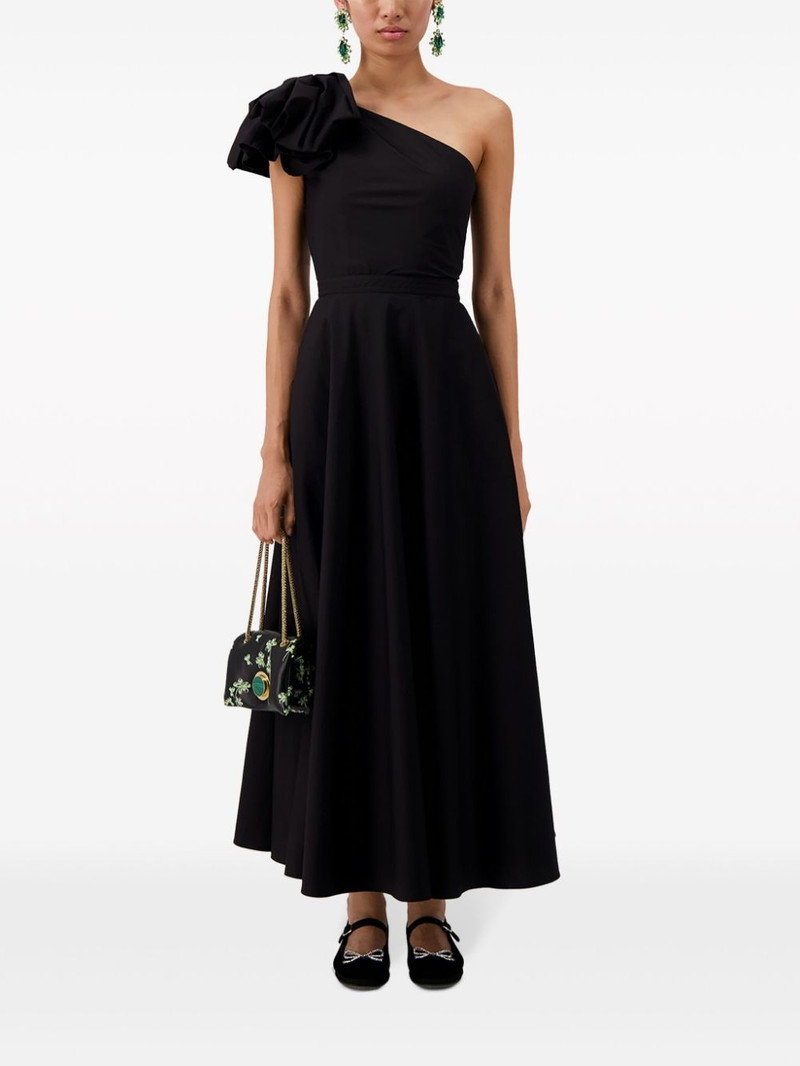 GIAMBATTISTA VALLI one-shoulder bow maxi dress outlook