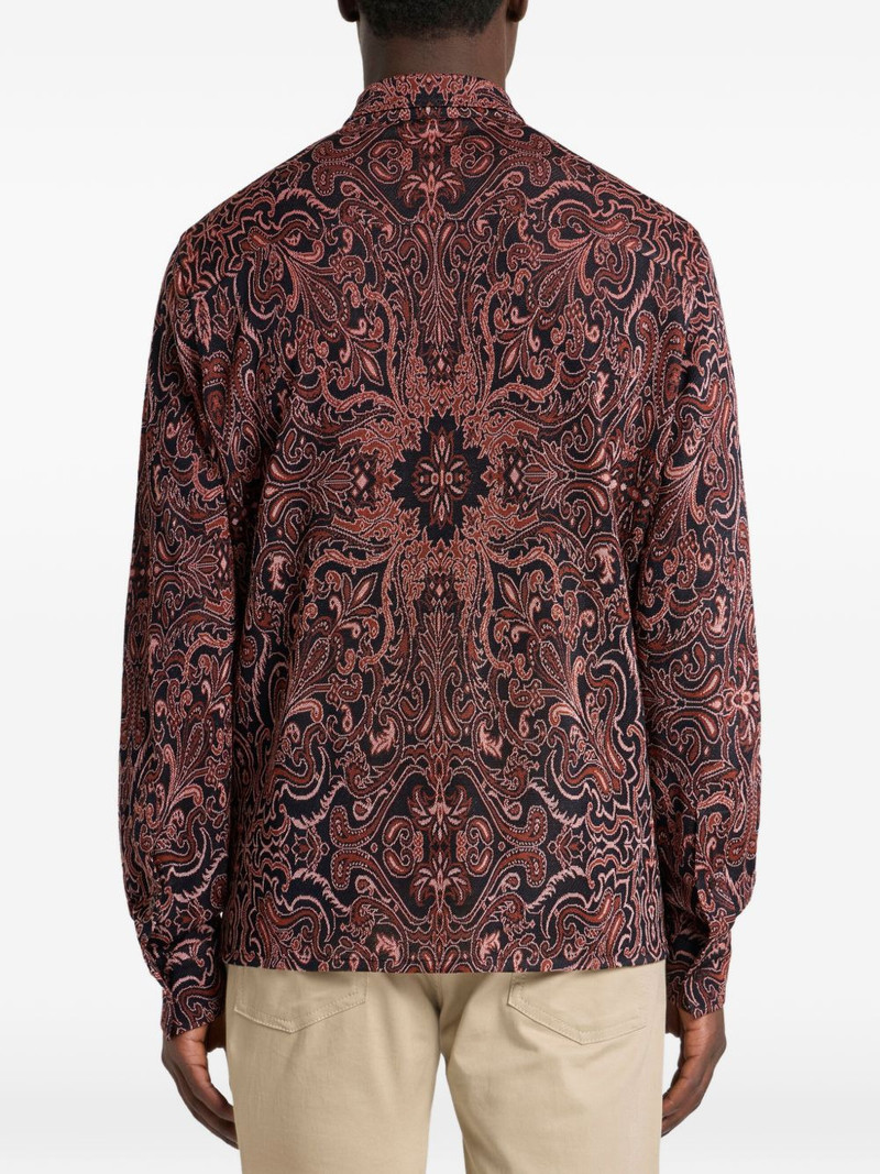 paisley-jacquard shirt 3