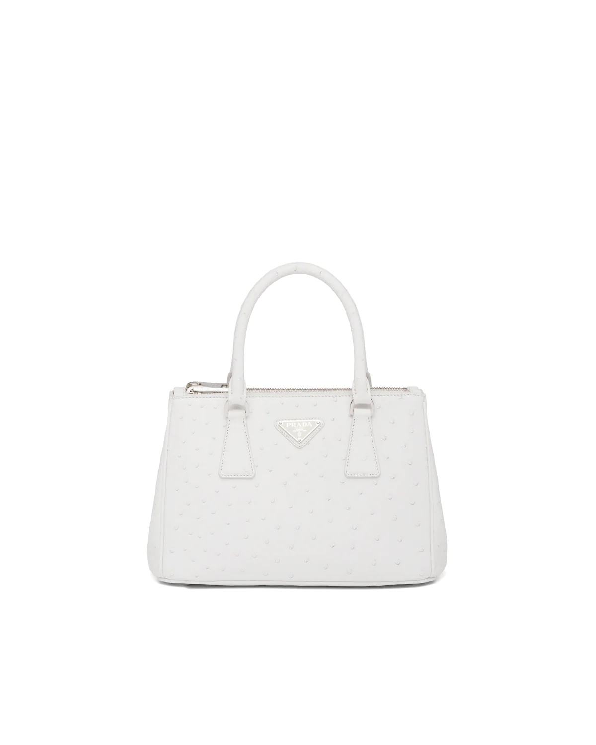 Prada Galleria ostrich leather small bag - 1