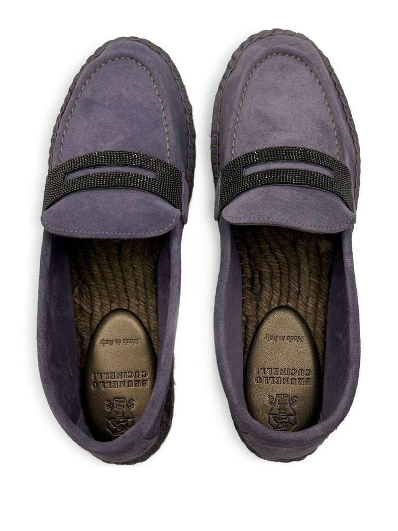 Brunello Cucinelli Monili-detail espadrilles outlook