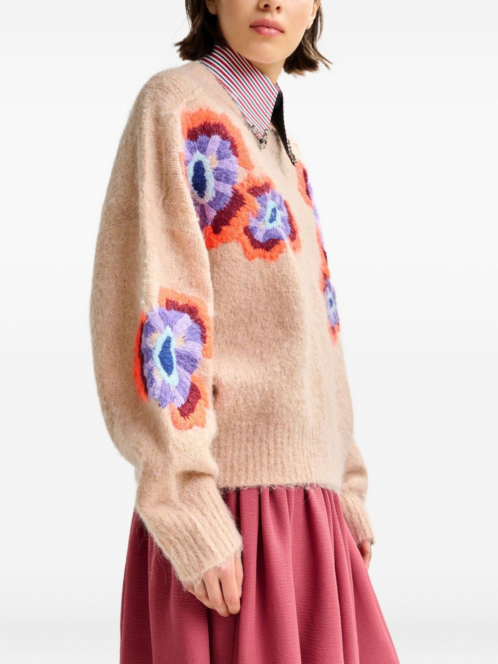 Impossible1 embroidered sweater - 4