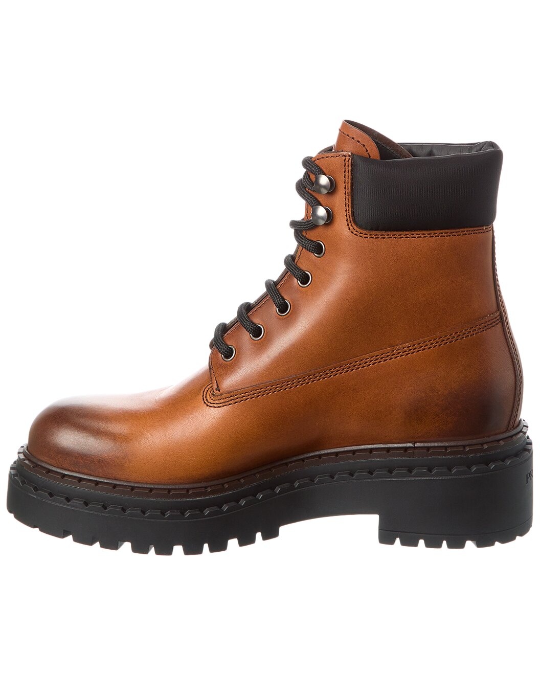 Prada Logo Leather Boot - 2