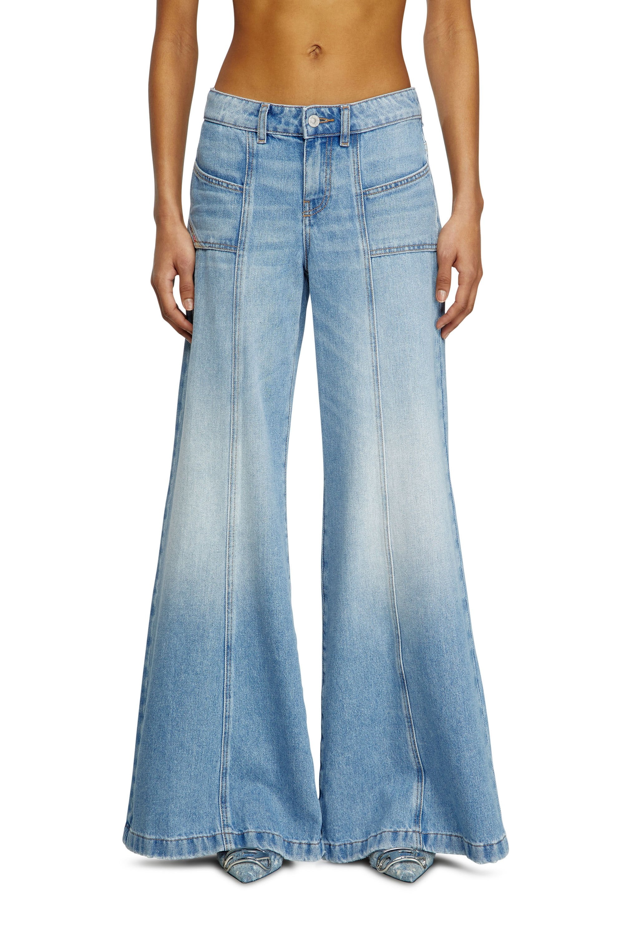 FLARE JEANS D-AKII 0CLBA - 3