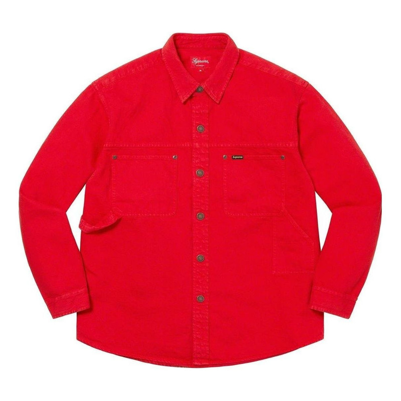 Supreme Denim Painter Shirt 'Red' SUP-SS23-119 - 1