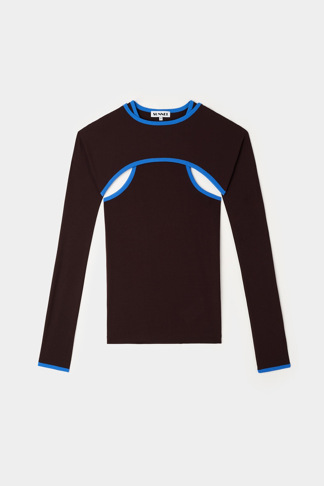 SUPER STRETCH COMBINED LONGSLEEVE TOP / chocolate plum - 1