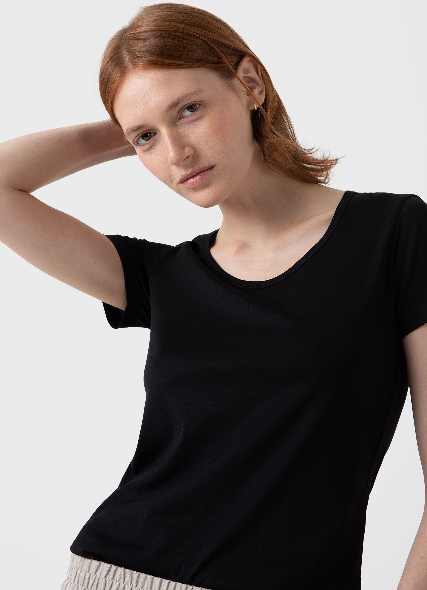 Classic Scoop Neck T‑Shirt - 1