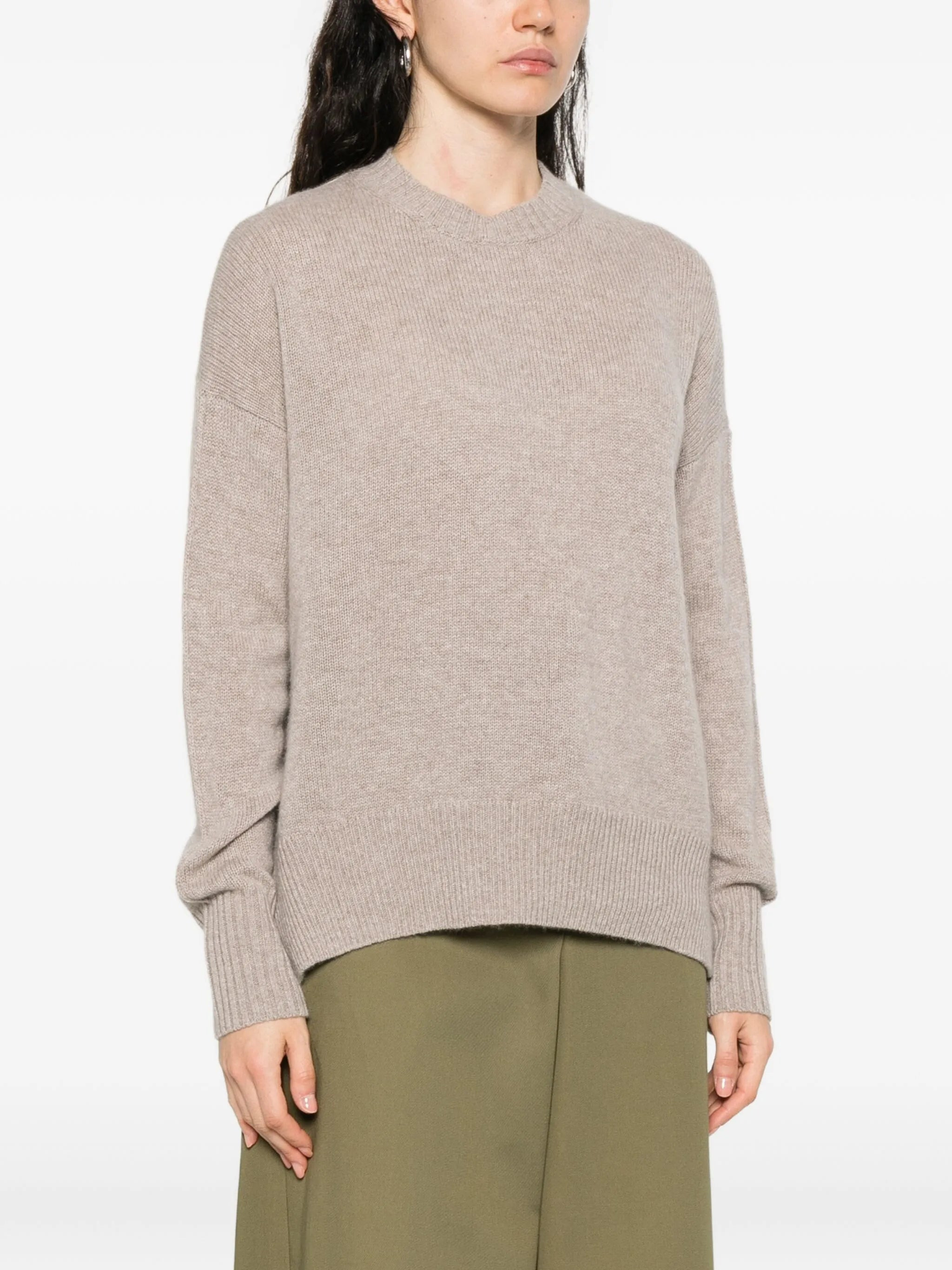 Allude Long-sleeve Cashmere Sweater - 3