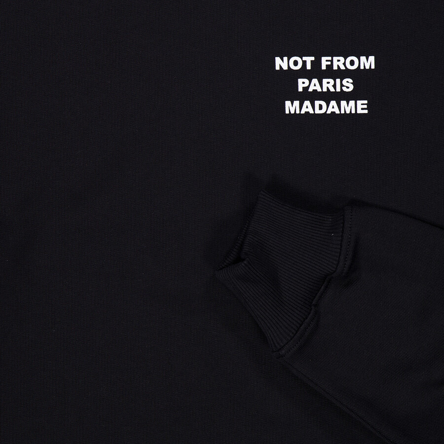 Drole De Monsieur Men's Black Slogan Le Sweatshirt - 2